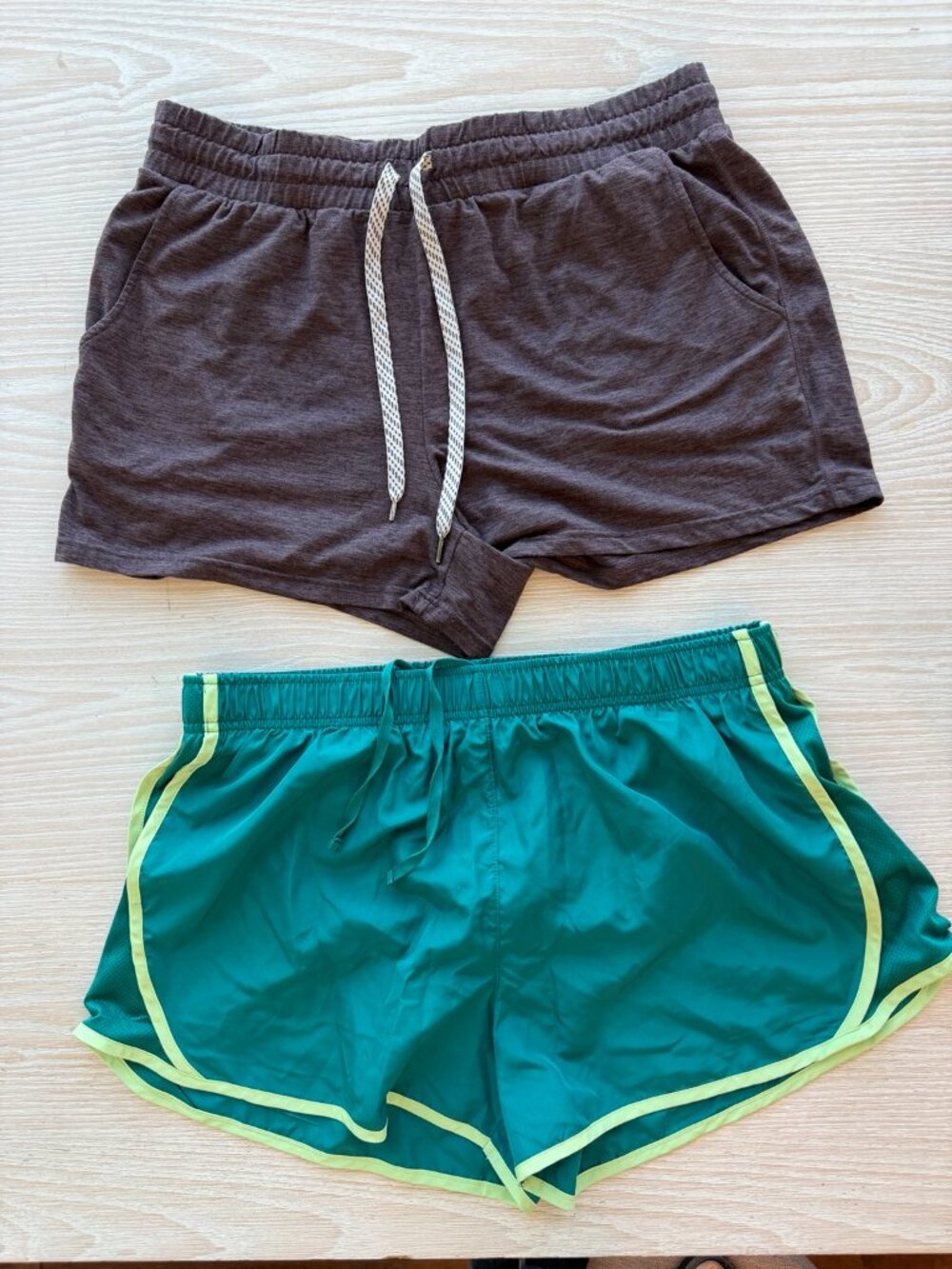 Member’s Mark Women’s Shorts 2-Pack Size Large Running + Soft Lounge
